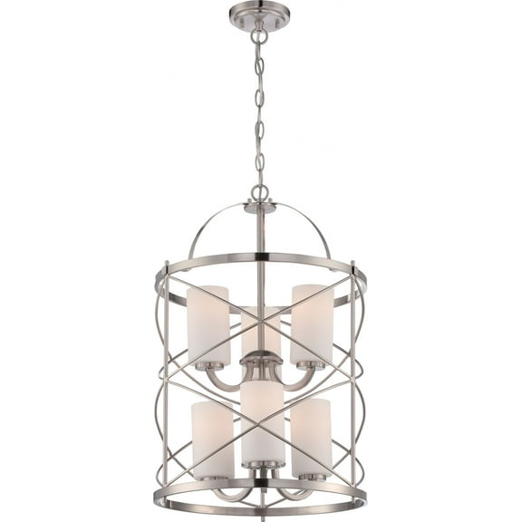 Nuvo Lighting - Ginger-Six Light 2-Tier Chandeliers -16 Inches Wide by 24.63