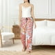 thumbnail image 4 of Balery Corals Pantalones de pijama para mujer, pijamas ultraligeros, pantalones de estar por casa-Medium, 4 of 6