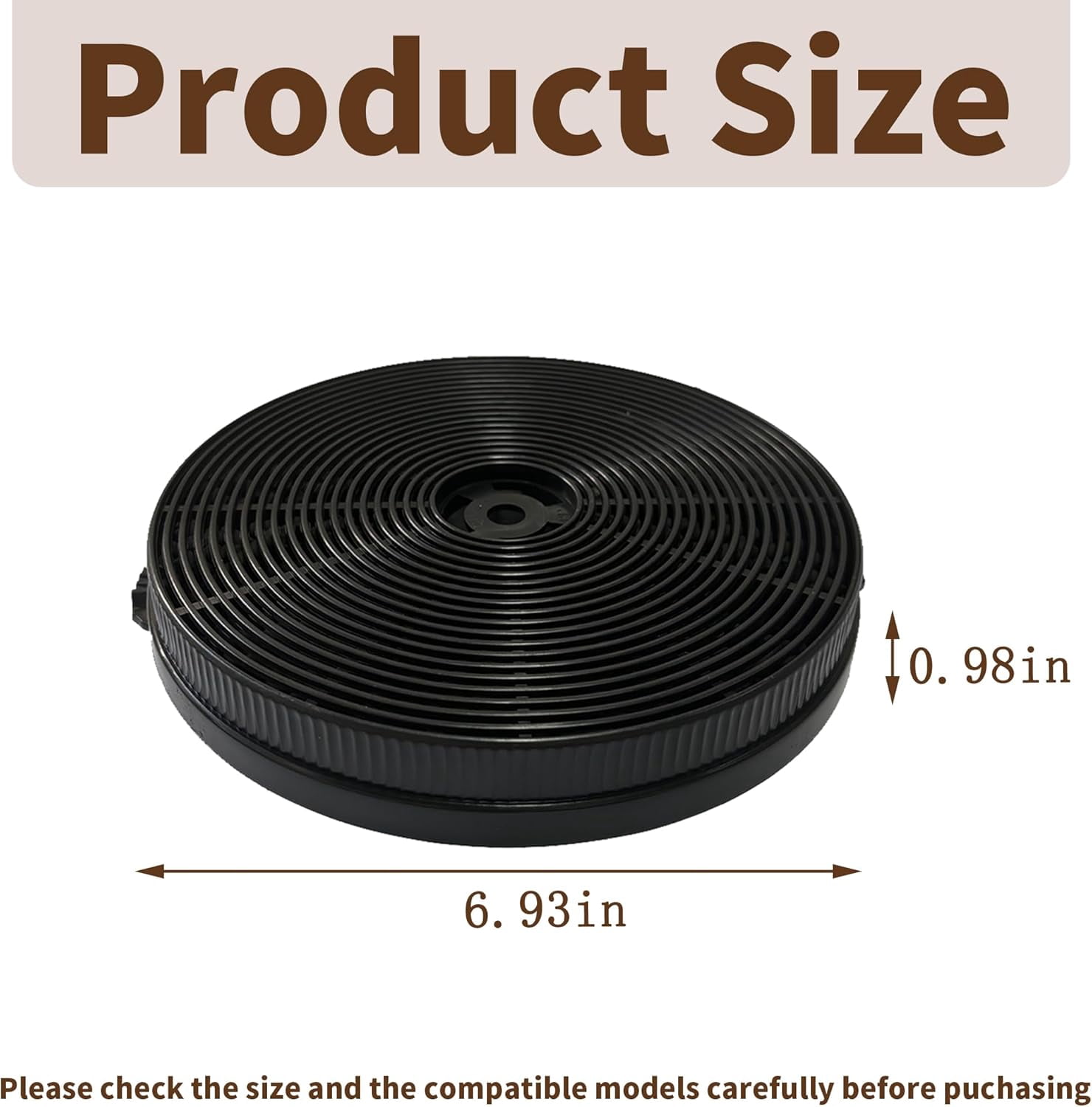 4 Set CFK1-TM Carbon Charcoal Range Hood Filter, Replacement Compatible with UMC30 UC30 UMC36 UC36 USGDCF-G YYCF02 CC170