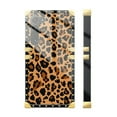 thumbnail image 3 of FKBRCL4U Compatible with Samsung Galaxy S23 Case, Brown Leopard Texture Luxury Golden Decoration for Girl Women Soft TPU Shockproof Protective Hard PC Back, 3 of 7