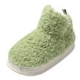 thumbnail image 2 of WOYY Womens Bootie Slippers Winter Warm Non Slipper High Top Indoor Outdoor Shoes, 2 of 8