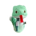 thumbnail image 1 of KIDS PREFERRED Harry Potter Slytherin Green Snake Plush Stuffed Animal with Embroidered Details and Green Stripped Scarf Hogwarts House Collectible for Babies, Toddlers, and Kids 6 Inches, 1 of 5