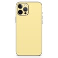 thumbnail image 2 of DesignSkinz Light Yellow Pastel Color Full-Body Skin Decal Wrap Cover for iPhone 13, 2 of 9