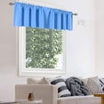 thumbnail image 6 of Blackout Curtain Valances for Kitchen Windows/Bathroom/Living Room/Bedroom Thermal Insulated Rod Pocket Valances for Windows, 6 of 7