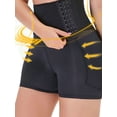 thumbnail image 3 of DYMADE Women High Waist Solid Hip Lifting Adjustable Underpants, 3 of 4