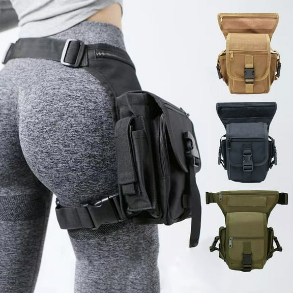 Nsxcdh Outdoor Gear Bag Tactical Leg Bag for Cycling Multi-Pocket Equipment Organizer Adjustable Waist Strap Travel Hiking Sports Utility Bag Limited-Time Clea-rance Savings