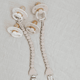 thumbnail image 4 of Itzy Ritzy Sweetie Strap Beaded Silicone Pacifier Clip, Unisex, Toast, 4 of 10