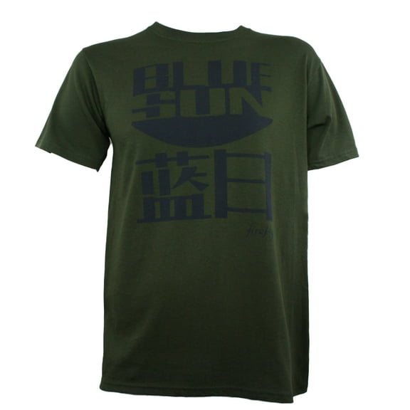 Firefly Mens Blue Sun T-Shirt Olive