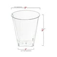 thumbnail image 3 of Smarty 2 oz. Clear Square Bottom Disposable Plastic Shot Cups 500ct, 3 of 6