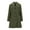 Green, variant on Women's Retro Style Trench Coat, Solid Color Notched Lapel Button Front Coat, Business Casual A-Line Mid-Length Coat, Slim Fit Wool Blend Jacket for Women, Classic Fall and Spring Outerwear Navy S