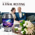 thumbnail image 4 of JAGASY Lavender Grass Urn for Adult Remains - Keepsake Purple Cremation Urns for Human Ashes Men & Women - Small Blue Galaxy Urns for for Memorial Tribute - 3 Inch, 4 of 7