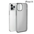 thumbnail image 1 of Transparent Phone Case High Purity TPU Compatible With iPhone 14max pro Protective Case Soft Transparent TPU Case Through Black iP 14, 1 of 9