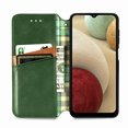 thumbnail image 5 of Case for Samsung Galaxy A12 Flip Cover Wallet Flip Cover Magnetic Protective - Green, 5 of 5