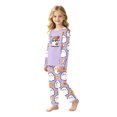 thumbnail image 5 of Halloween Family Pajamas Set Long Sleeve Crew Neck, Soft Matching Halloween Pajamas with Ghost Pumpkin Candy Print, Cute Family Halloween Pajama Set Sleepwear, 5 of 7