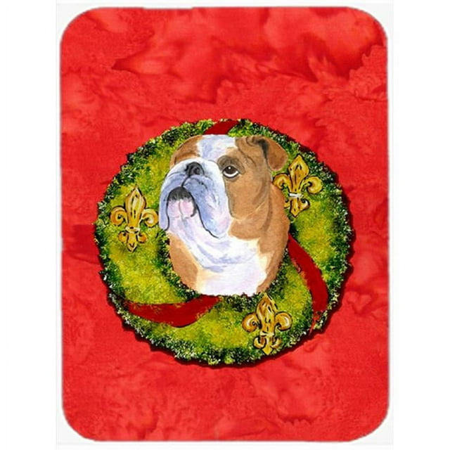 Carolines Treasures SS4181LCB Bouledogue Anglais- Planche à Découper en Verre - Grand