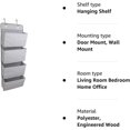 thumbnail image 5 of Organisateur de Rangement sur Porte, Rangement Suspendu pour Garde-Robe, 5 of 5