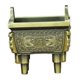 thumbnail image 5 of Soporte para varillas de incienso de estilo Retro chino perfecl decoración de mesa compacta 5,1 x 3,8 x 5,1 cm Color Bronce, 5 of 8