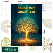 TerraVbie Family History Scrapbook for Genealogy Family Tree Book