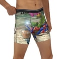 thumbnail image 4 of Lsque Pikmin Pattern Men's Performance Stretch Underwear, Athletic Long Leg Briefs，Moisture-Wicking-XX-Large, 4 of 6