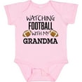 thumbnail image 3 of Inktastic Watching Football with My Grandma Boys or Girls Baby Bodysuit, 3 of 5