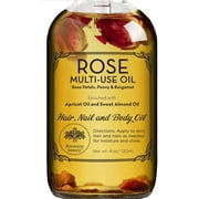 Provence Beauty Rose Petals Body Oil with Organic Peony Bergamot Vitamin E