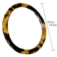 thumbnail image 4 of Panda Sunflower 14.5 Inch Printing PVC Leather Car Wheel Covers Steering Wheel Covers Auto Accessories, 4 of 6