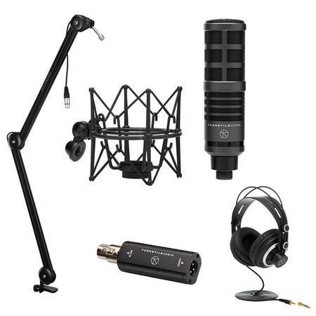 UPC: 0192223222601 | Platform Series TAP300 Cardioid Dynamic Broadcast Microphone Bundle with TAP100MP Mic Preamp  TAPH300 Monitor Headphones  Broadcast Arm