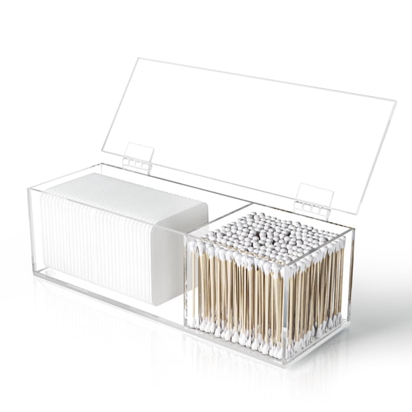 Caja de almacenamiento de acrílico para almohadillas Clean Skin Club Clean²