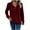 Wine, variant on GigrtiJin Womens Plus Size Hoodies Long Sleeve Solid Color Sweatshirts Fall Comfy Button Fashion Pullover Tops