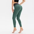 thumbnail image 1 of Pantalones de yoga de nido de abeja de cadera de melocotón europeos y americanos de mujer alta, 1 of 6