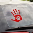 thumbnail image 4 of Meitianfacai Funny Handprints And Dog Sole Of The Foot Vinyl Cars.Auto Parts Sticker, 4 of 5