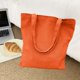 thumbnail image 3 of Bolsas de Compras de Lienzo para Comestibles de Moda Casual de Color Sólido de Gama Alta Versátil Axila Bolso / Bolso de Hombro Bolso de Lienzo, 3 of 4