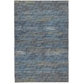 thumbnail image 2 of Addison Rugs Dream Shag Premium Machine Washable Transitional Horizontal Bars Blue Rectangle Rug, 9' x 12', 2 of 8