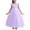 Light Purple, variant on Krdevn Elegant Long Girls Formal Dress with Bow and Beaded for Birthday Party Pageant Gown,Size:7-8 Years