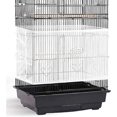 thumbnail image 1 of Cubierta ajustable para jaula de pájaros, protector de falda de plumas, receptor de semillas de malla, suave, ventilado, universal, malla de nailon, cubiertas para jaulas de pájaros para jaulas, 1 of 5