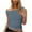 Navy, variant on GERsome Women Off Shoulder Tops Summer Solid Color Sleeveless T Shirts Trendy Going Out Crop Tank Tops S-2XL