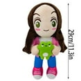 thumbnail image 3 of Lara Campos Plush Stuffed Toys,11.3"Lara Campos Plush Dolls Cute Frog Stuffed Animal,Premium Lara Campos Plush Merch, Soft Huggable Cartoon Plush Toys for Home Decor or Gifts, 3 of 7