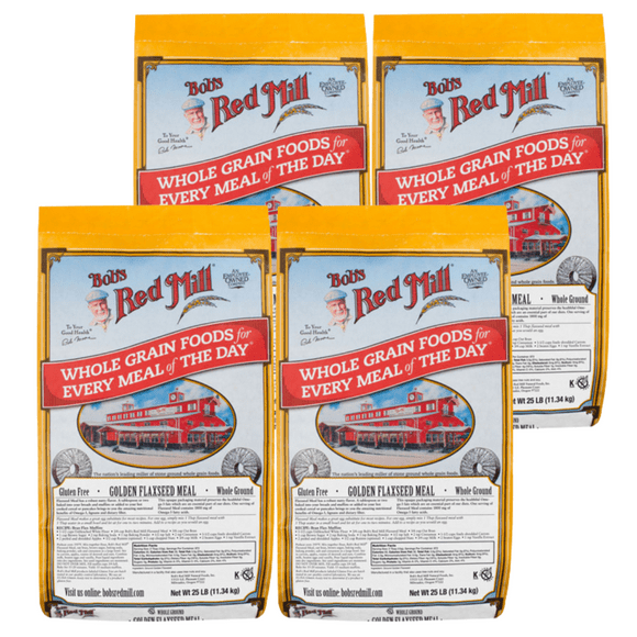 Bob's Red Mill Farine de Graines de Lin Dorées Sans Gluten 25 Lb/11.33 kgs