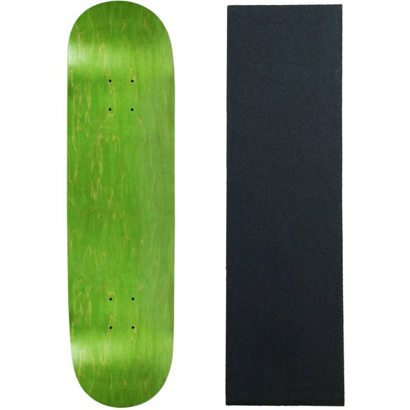 Tabla de skateboard Moose 8.5" verde con grip negro
