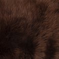 thumbnail image 4 of Faux Fur Rug Luxuriously Soft and Eco Friendly, Brown, 6' x 9', 4 of 4