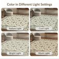 thumbnail image 7 of ODIKA 2'x3' Ultra-Soft Accent Mat, Foyer Boho Faded Vintage Ornamental Framing Border Entryway Beige None Washable, Bare feet friendly, Easy Care Indoor rug for Bedside, Footrest, 7 of 7