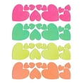 thumbnail image 2 of Sasswear Blacklight Heart Body Stickers - Neon, 40/pk, 2 of 5