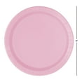 thumbnail image 4 of Disposable Paper Plates, 9", Light Pink, 20 Pieces, by Way To Celebrate, 4 of 7