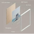 thumbnail image 4 of PixonSign 4 PCS Posters Office White Surfboard Tropical Palm Tree Beach Shore Prints Nature Realism Landscape Wall Art Multicolor Natural Room Decor for Living Room, Bedroom - 12"x16" White, 4 of 5
