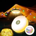 thumbnail image 3 of 2Pack 3-in-1 32.8ft RGBW Camping LED String Lights | 8 Modes, IP44 Waterproof, 2000mAh Rechargeable Battery & 4-in-1 Multi-Functional Outdoor Light for Camping, Parties, Emergencies & Festive Decor, 3 of 8
