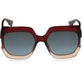 thumbnail image 2 of Christian Dior Gaia Women's Square Sunglasses 58mm (0T5I7 Burgundy Pink/Blue), 2 of 4