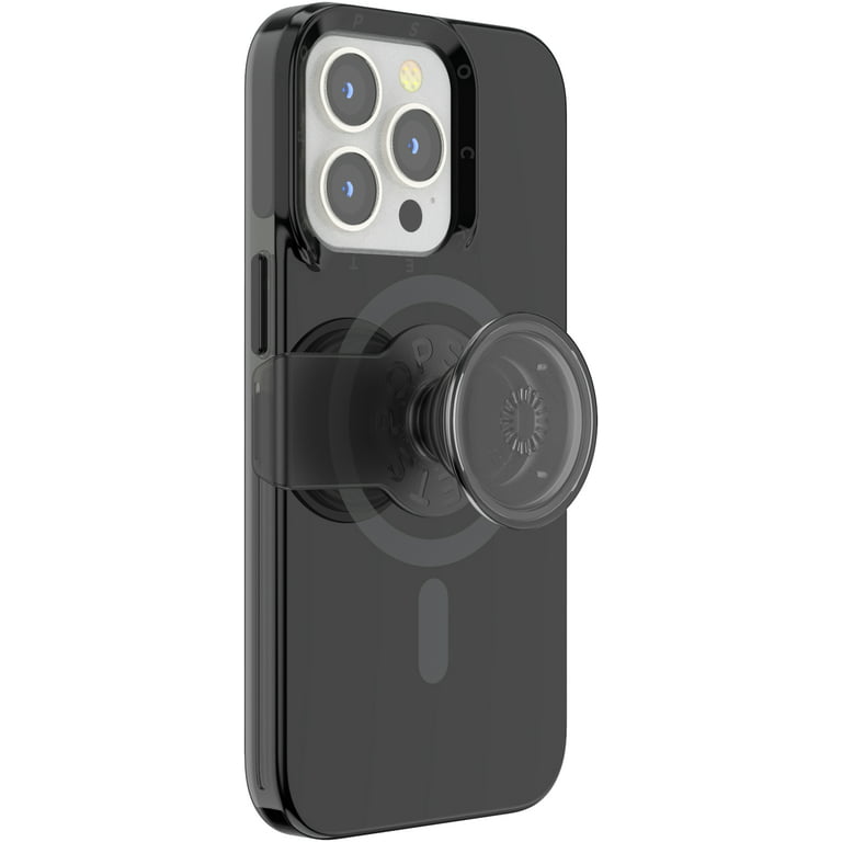 PopSockets PopCase for MagSafe iPhone 13 Pro Phone Case with Integrated  PopGrip Slide, Black 