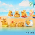 thumbnail image 3 of Figura de Capybara, caja ciega, adorno, llavero colgante, simulación de Capibara Kawaii, muñeco de animales de Anime, juguete de regalo de cumpleaños y Navidad, 3 of 4