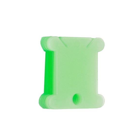 Naiovety Tablero de bobinado, bobinas de hilo dental, bobina de cable, accesorios de tejer de larga duración, suministros de costura artesanal Artesanía Verde 10 piezas