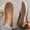 Brown, variant on Women Shoes Slip On Sneakers for Women Wide Width Breathable Knit Walking Shoes Comfort Memory Foam Non Slip Soft Sole Casual Flats Scalloped Edge Lightweight Summer Tennis Shoes for Women Daily